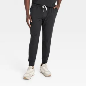 New - Men's Soft Stretch Joggers - All In Motion Black Onyx M