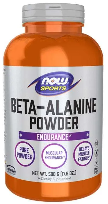 NOW Foods Beta-Alanine, Powder - 500 grams