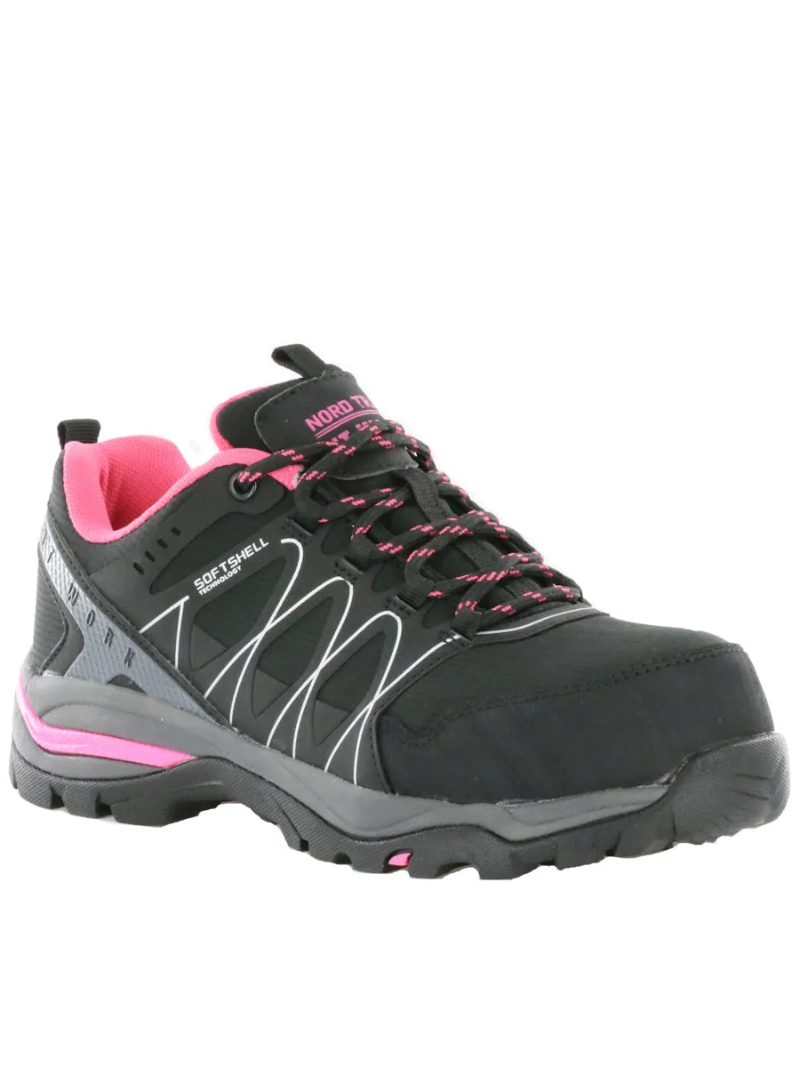 NT Work Women's Michelle Black Composite Toe Athletic Work Shoe