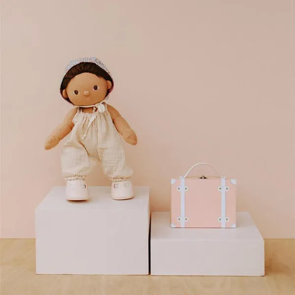 Olli Ella Dinkum Doll Travel Togs - Blush