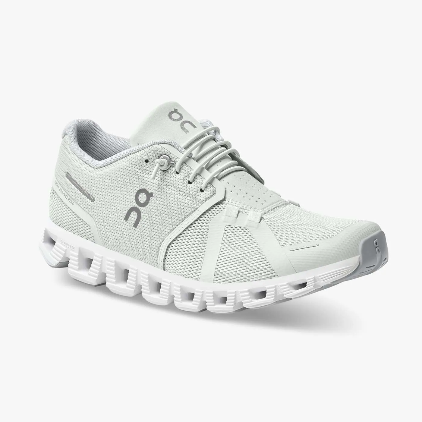 On Running Women's Cloud 5 Shoes - Ice / White