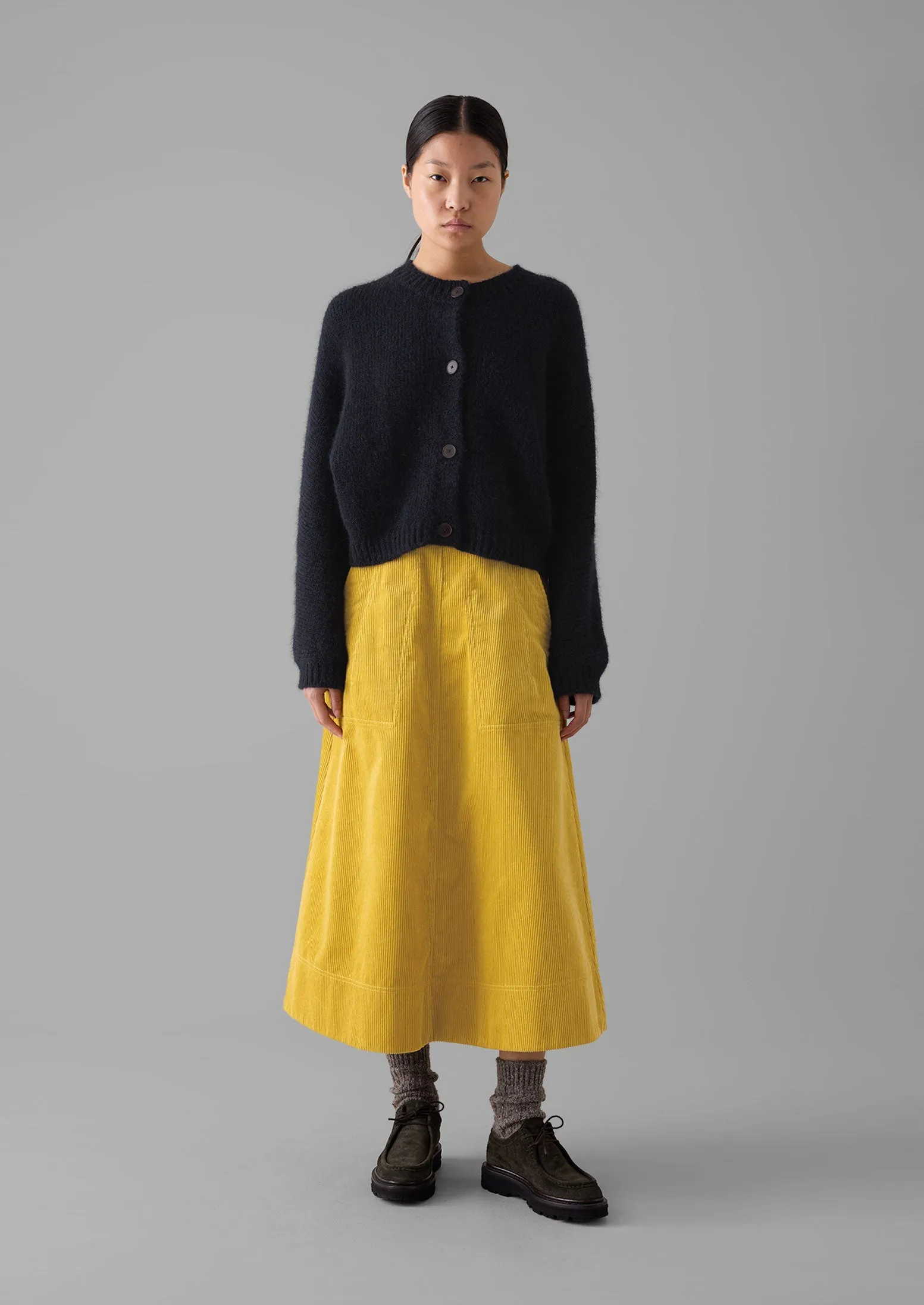 Organic Cord A Line Skirt | Heliodor