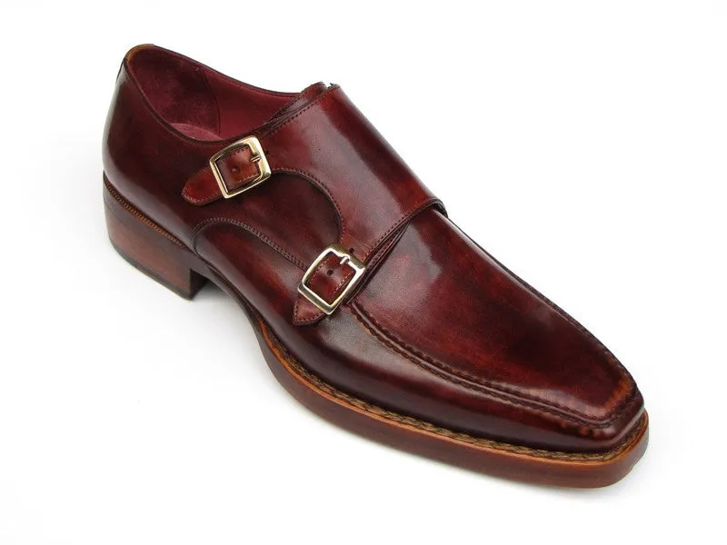 Paul Parkman Men's Double Monkstrap Goodyear Welted Shoes