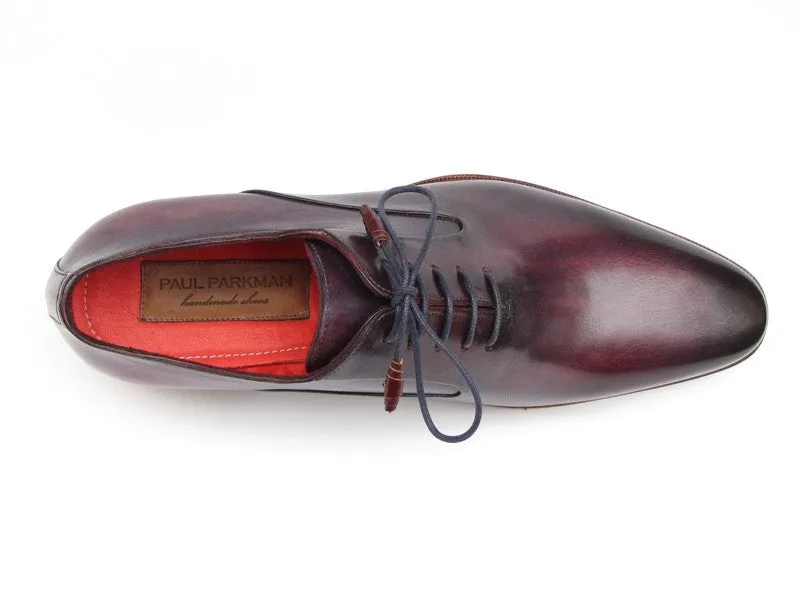 Paul Parkman Purple Plain Toe Oxfords Shoes