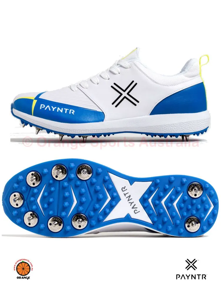 Payntr V Spike Shoes White Blue