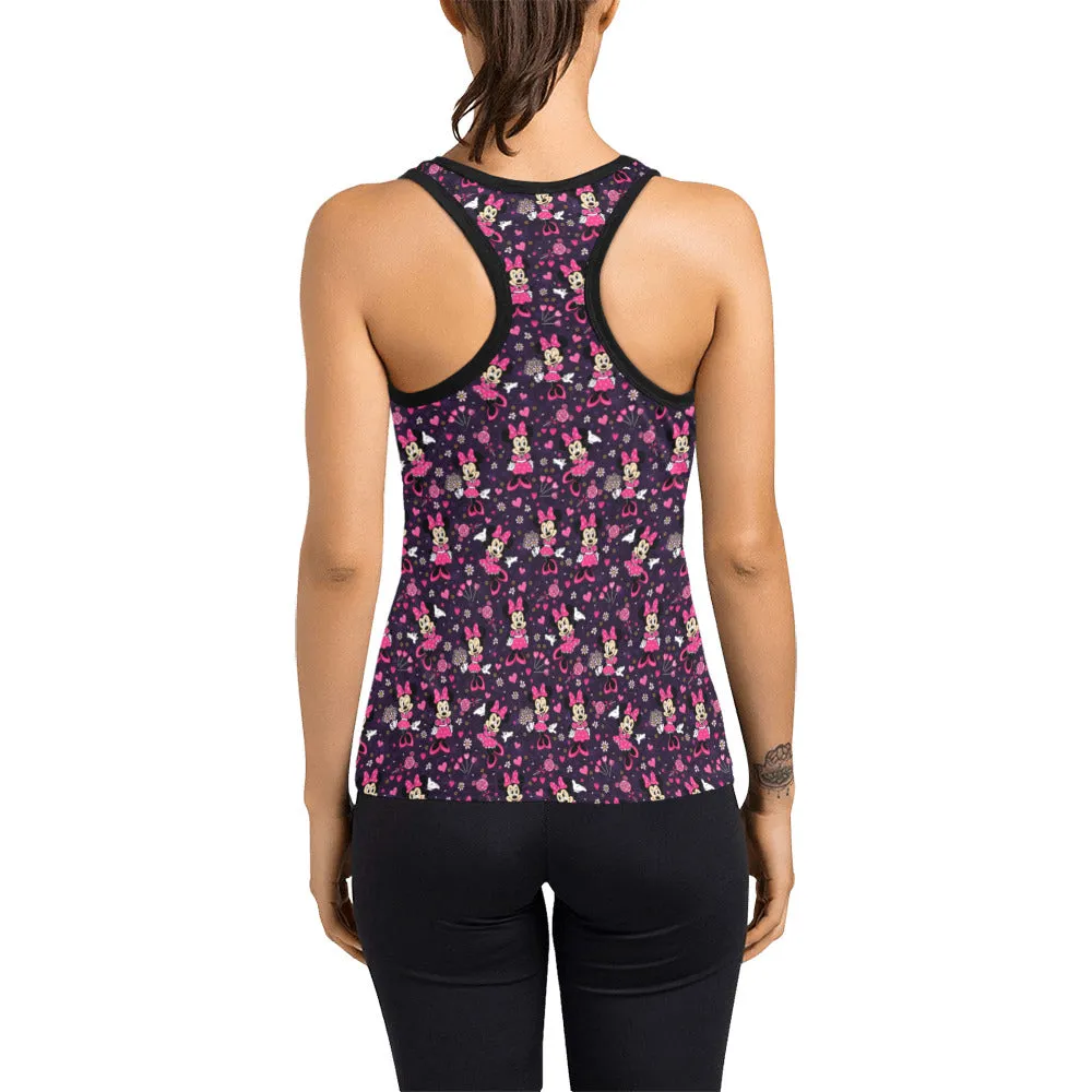 Pink Minnie Women's Racerback Tank Top