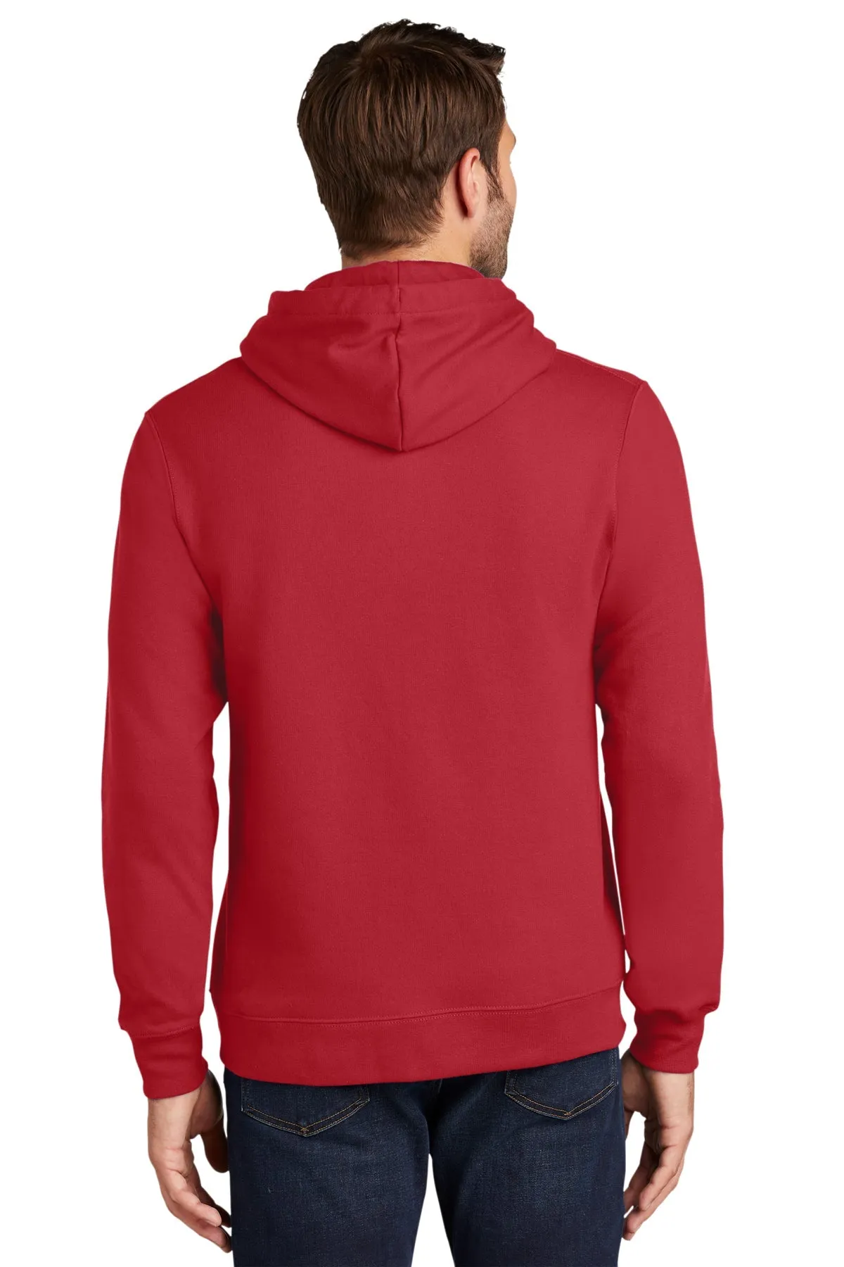 Port & Company Fan Favorite Fleece Branded Hoodies, Team Cardinal