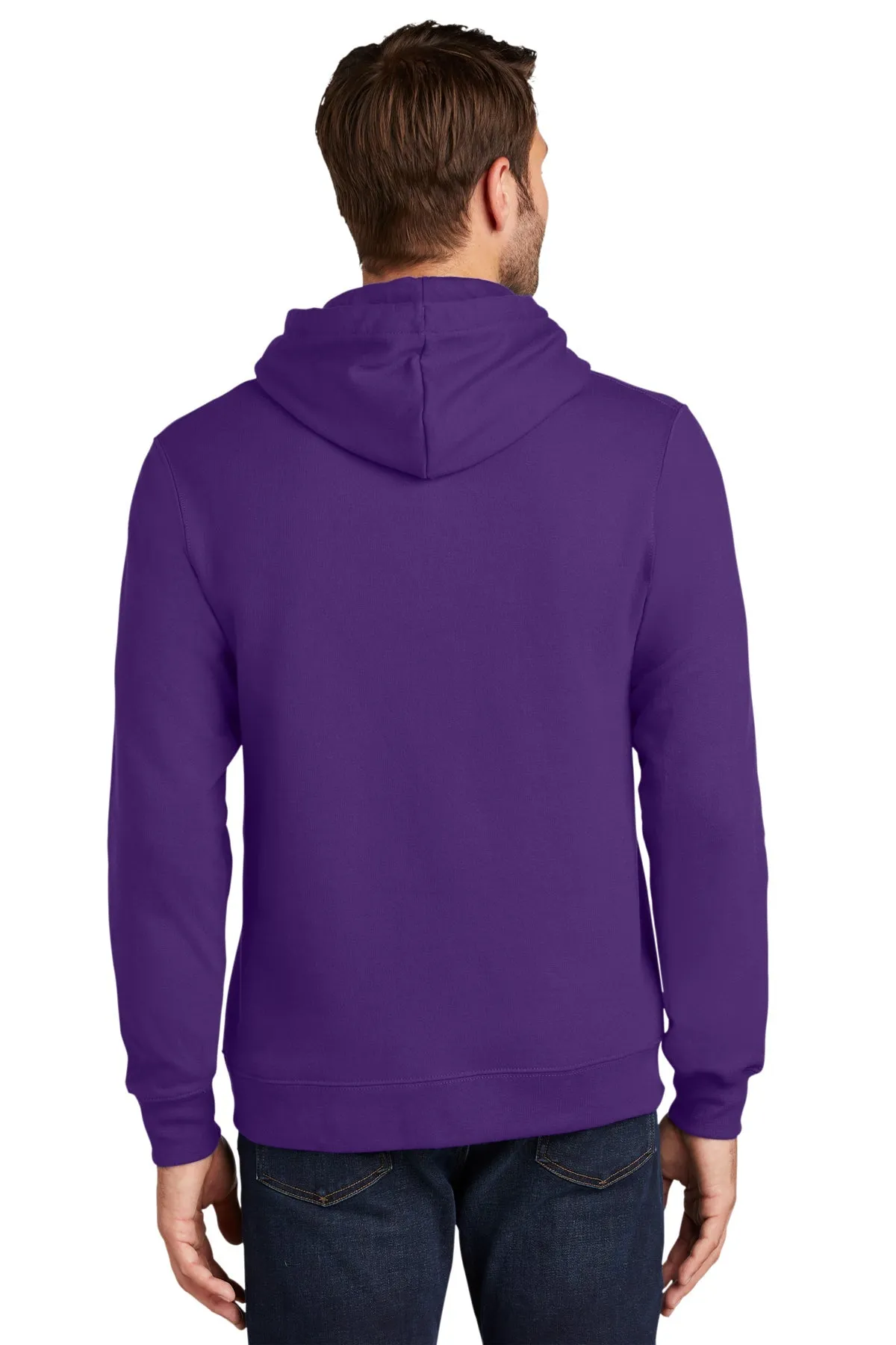 Port & Company Fan Favorite Fleece Branded Hoodies, Team Purple