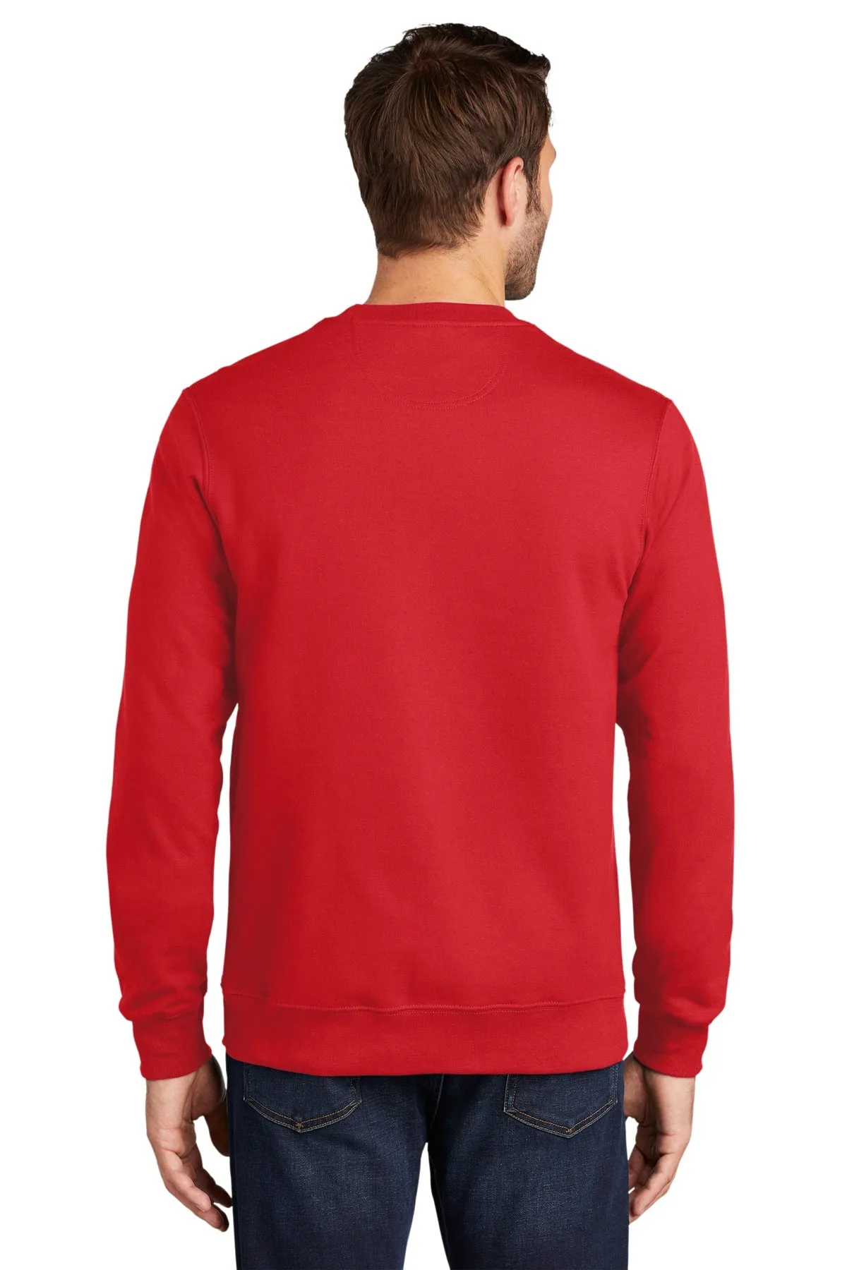 Port & Company Fan Favorite Fleece Branded Sweatshirts, Bright Red