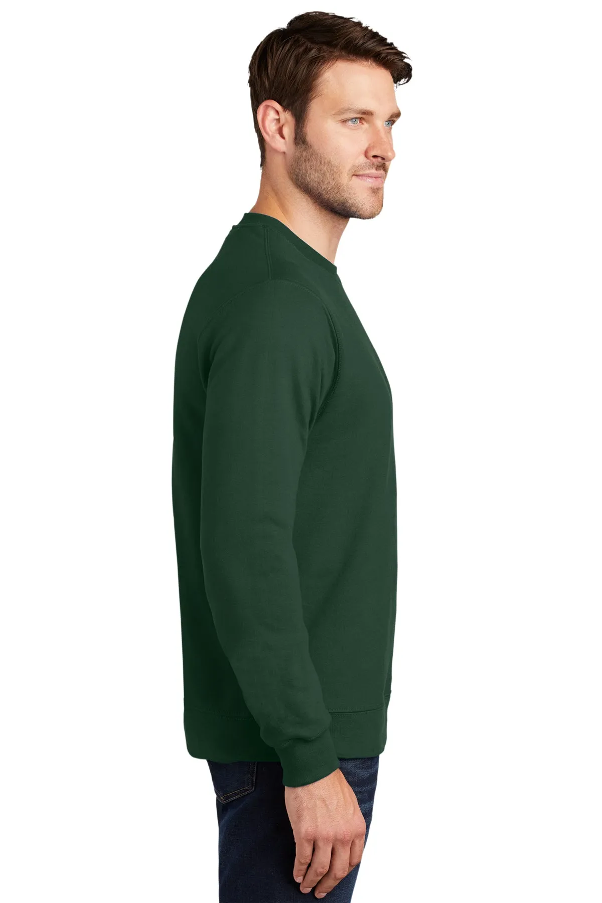 Port & Company Fan Favorite Fleece Customized Sweatshirts, Forest Green