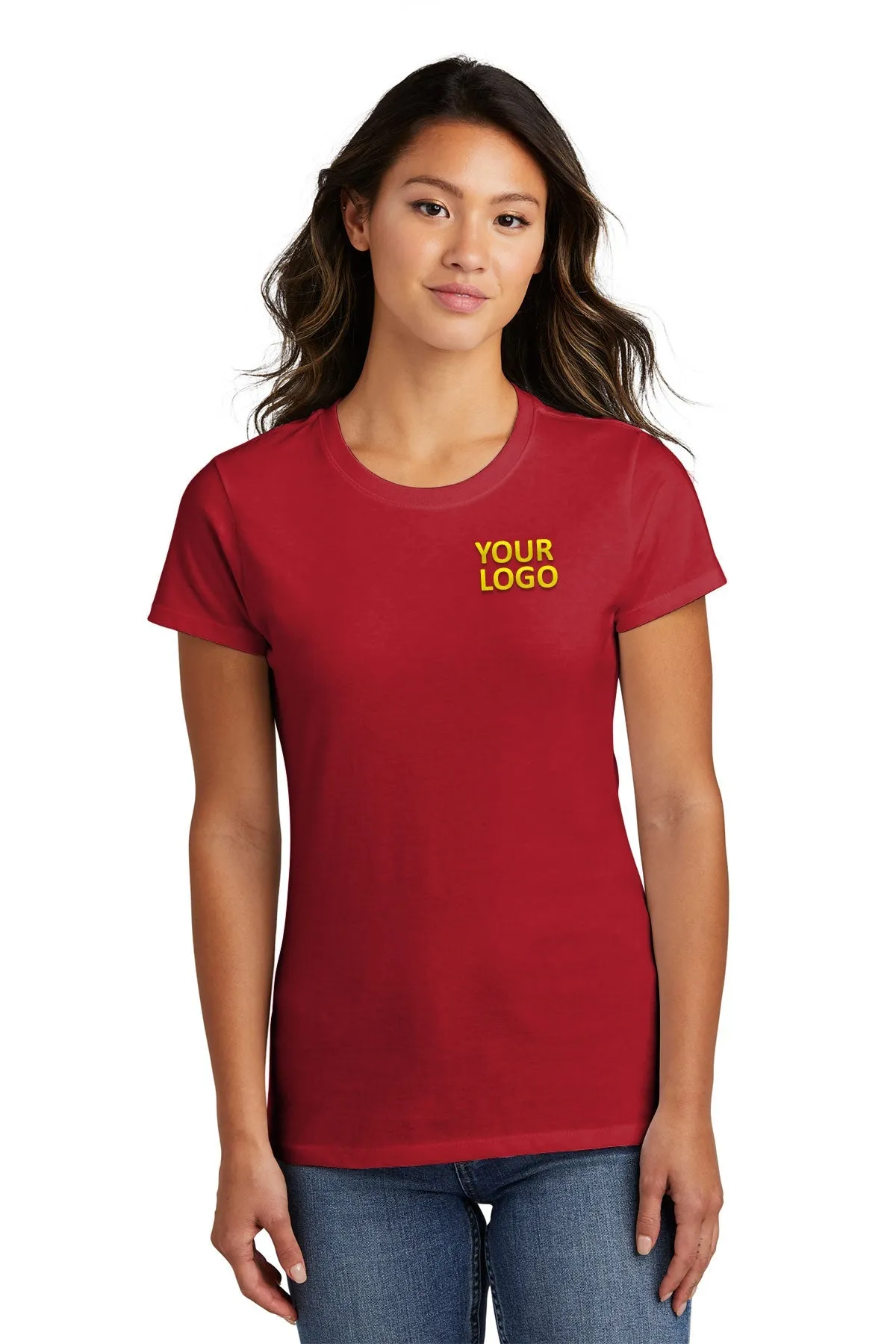 Port & Company Ladies Fan Branded Favorite Tee's, Team Cardinal