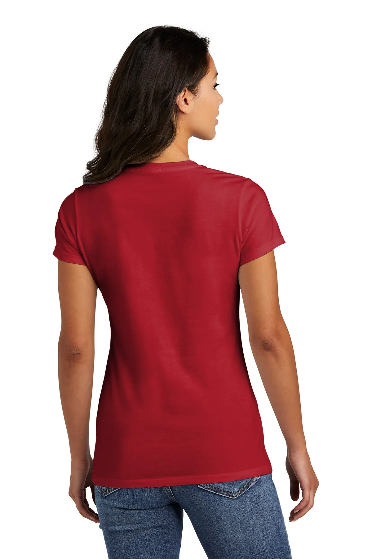 Port & Company Ladies Fan Branded Favorite Tee's, Team Cardinal