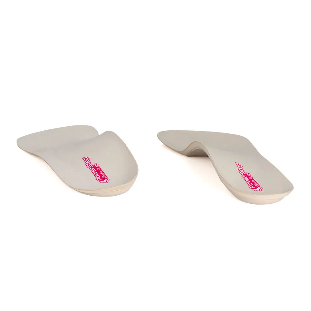 PowerStep SlenderFit 3/4 Insoles | Arch Support Shoe Insert for High Heels