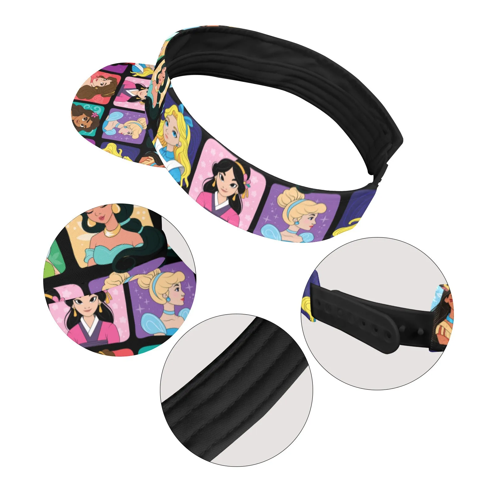 Princess Portraits Athletic Visor