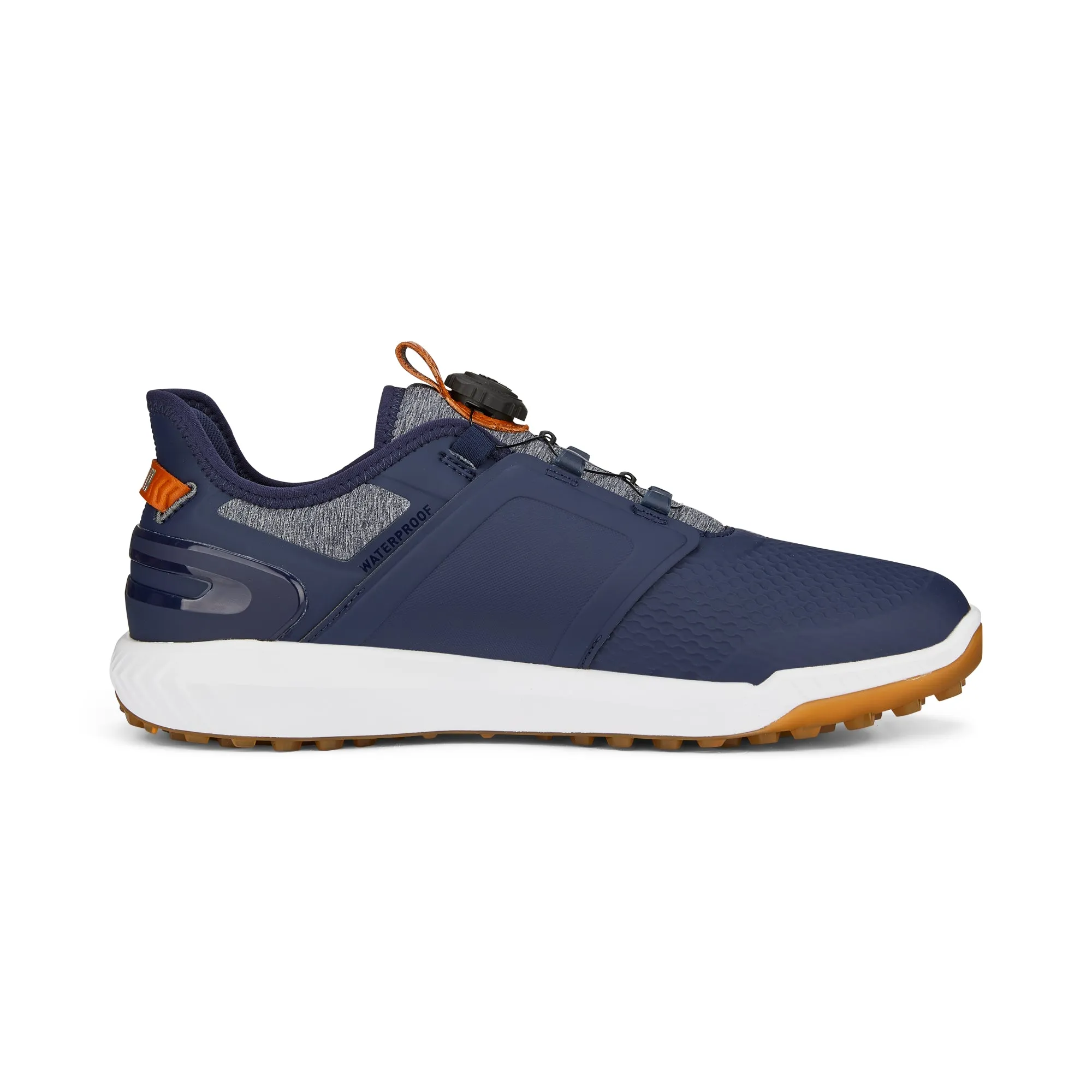 Puma Men's Ignite Elevate Disc Spikeless Golf Shoes - Navy/Silver