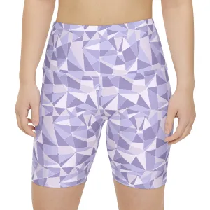 Purple Wall Women's Athletic Workout Shorts