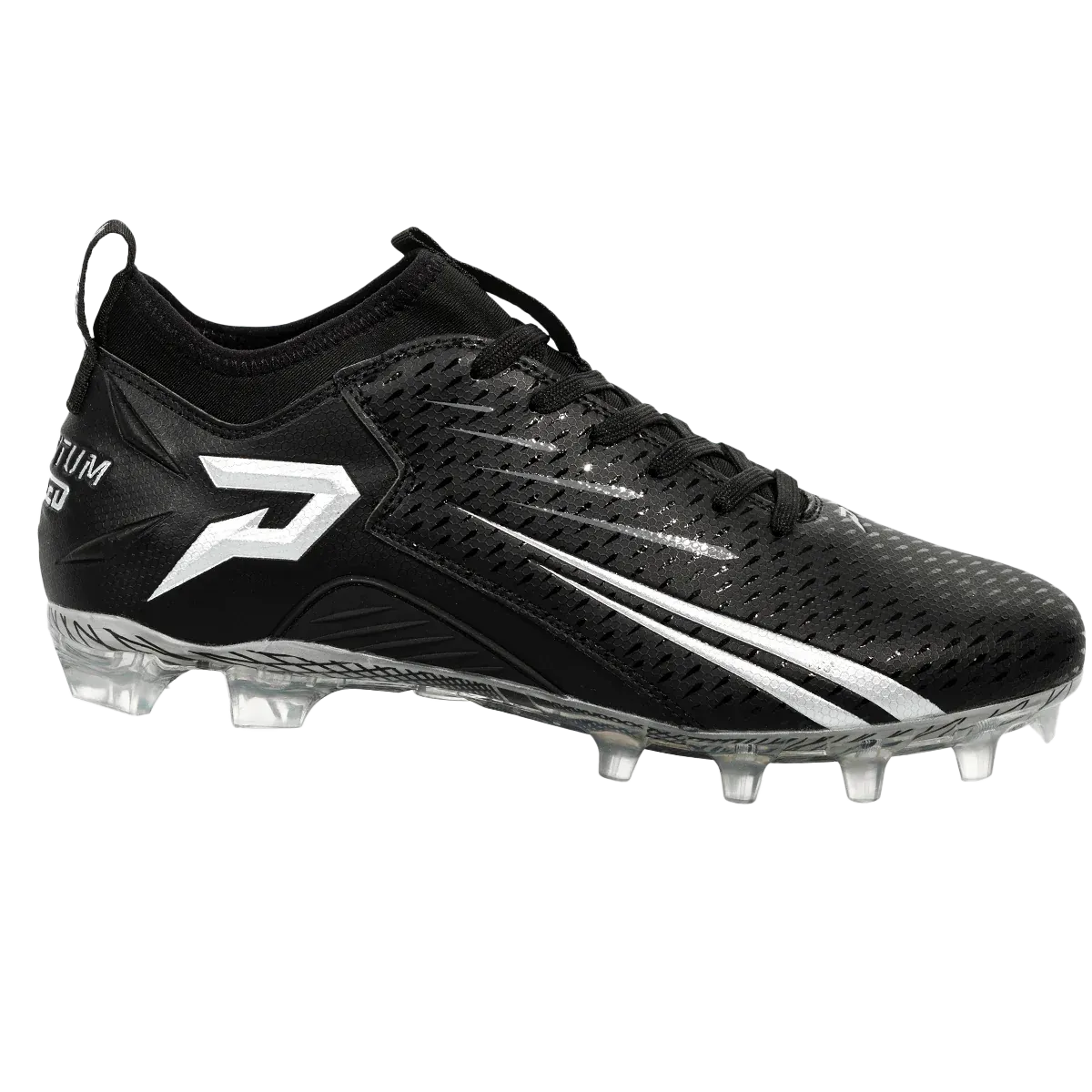 Quantum Speed: Football Cleats - Black - Team Colors