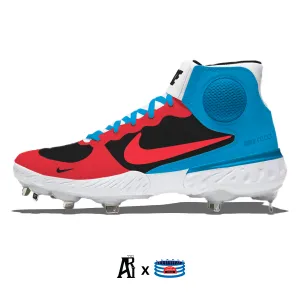 "Miami" Nike Alpha Huarache Elite 3 Mid Cleats