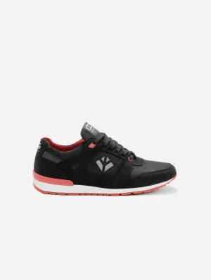 Raven Men's Vegan Sneakers | Black & Red