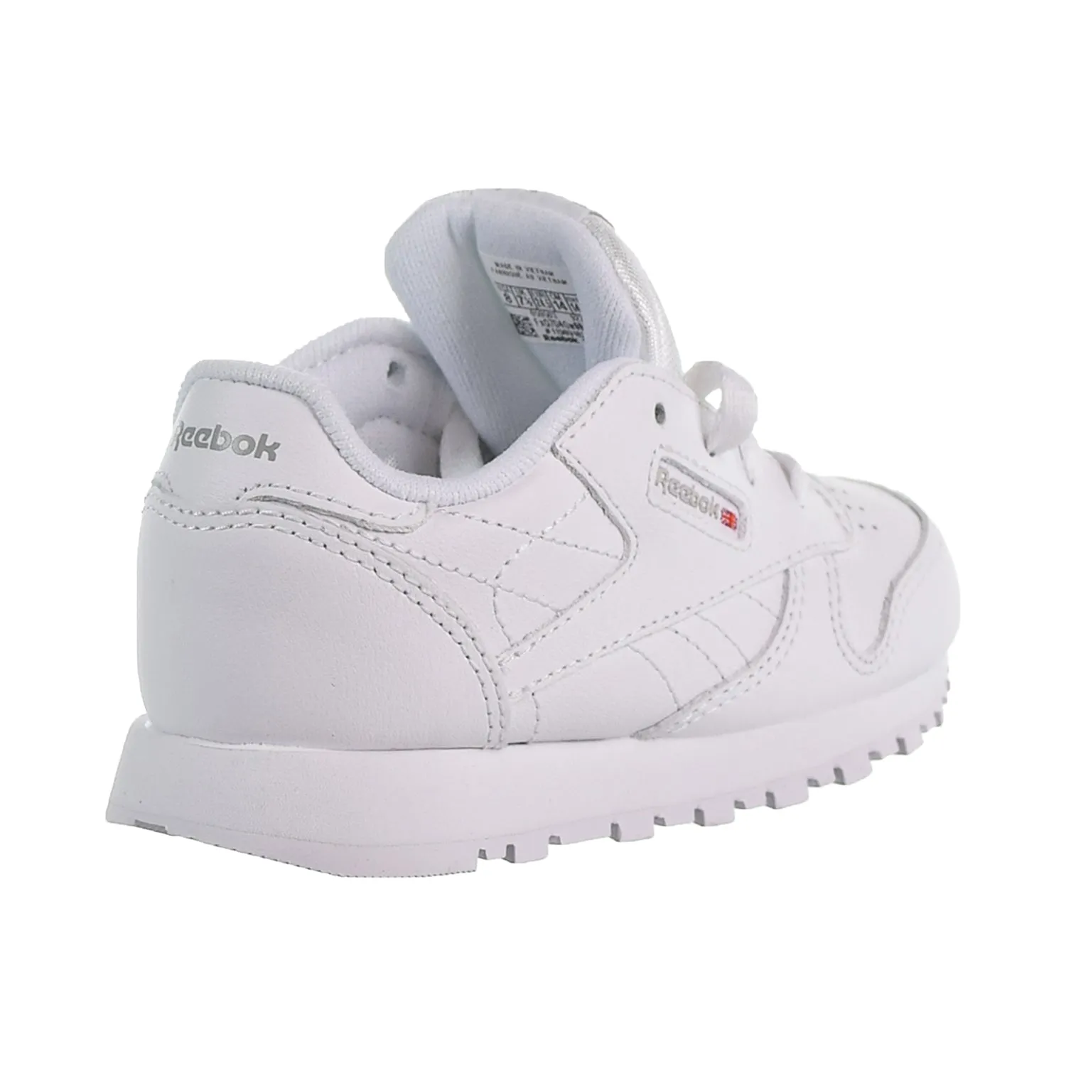 Reebok Classic Leather Toddler's Shoes White/Light Grey