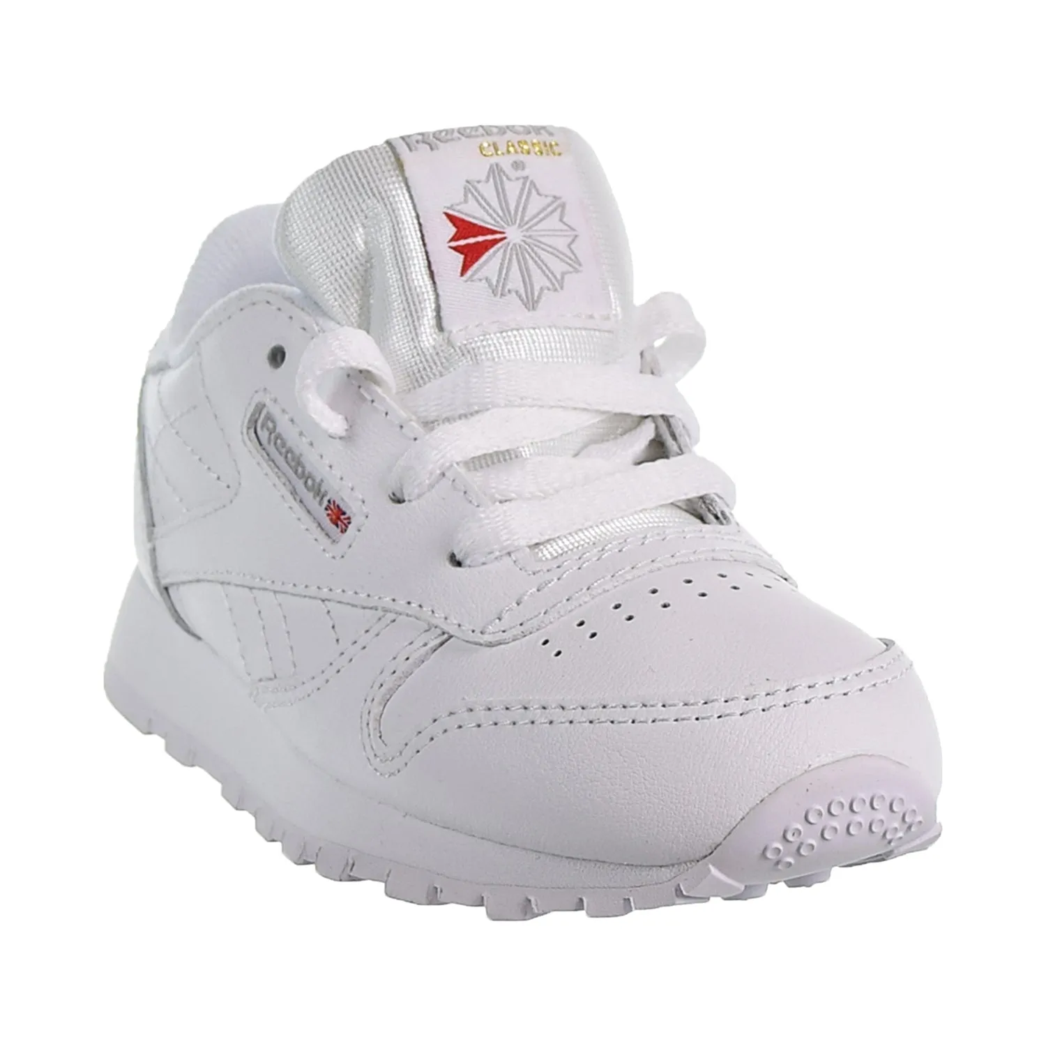 Reebok Classic Leather Toddler's Shoes White/Light Grey