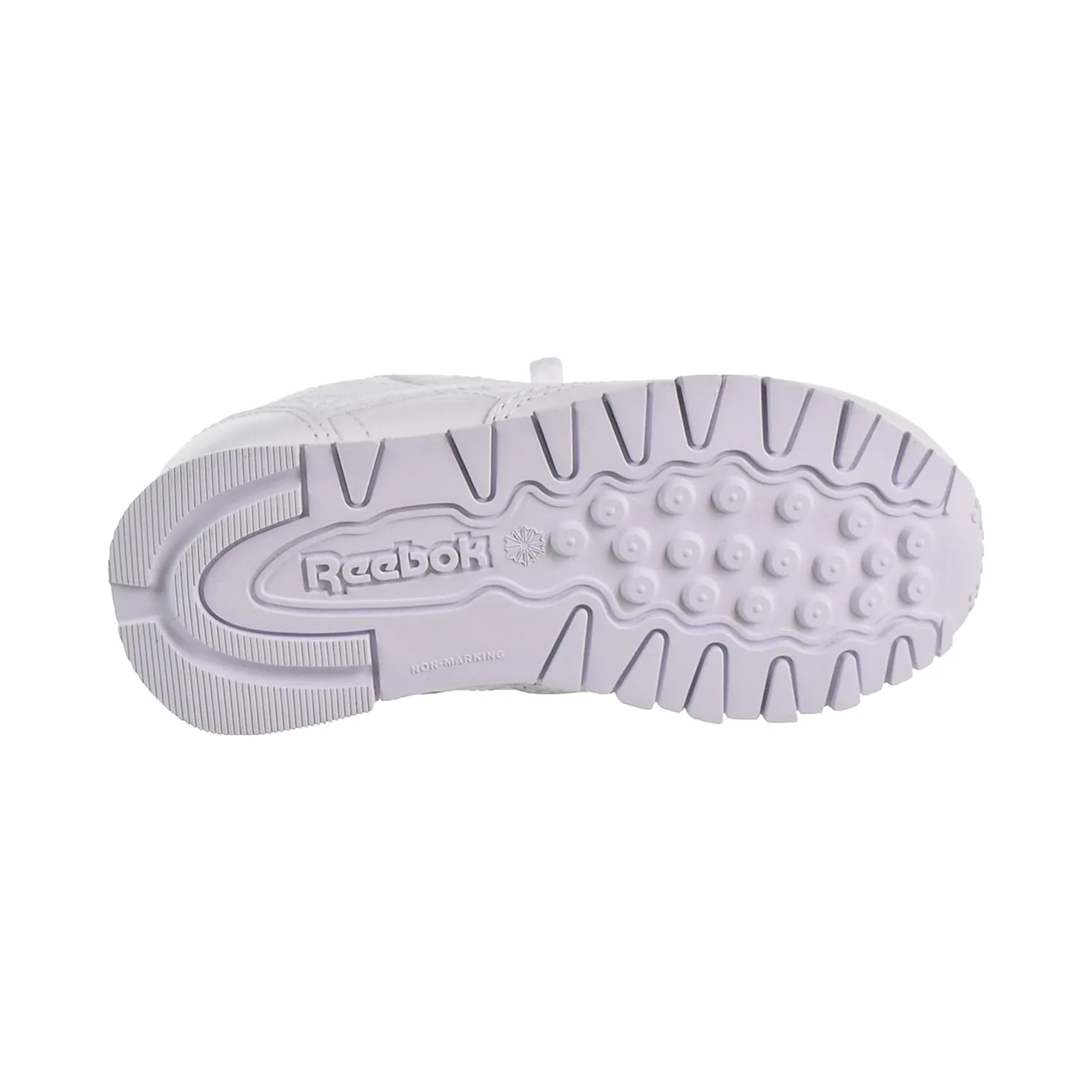 Reebok Classic Leather Toddler's Shoes White/Light Grey