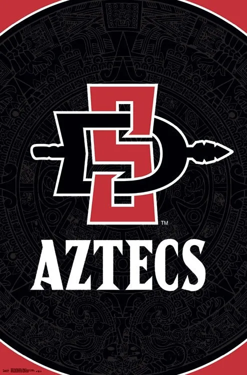 San Diego State University Aztecs Official NCAA Team Logo Poster - Trends International