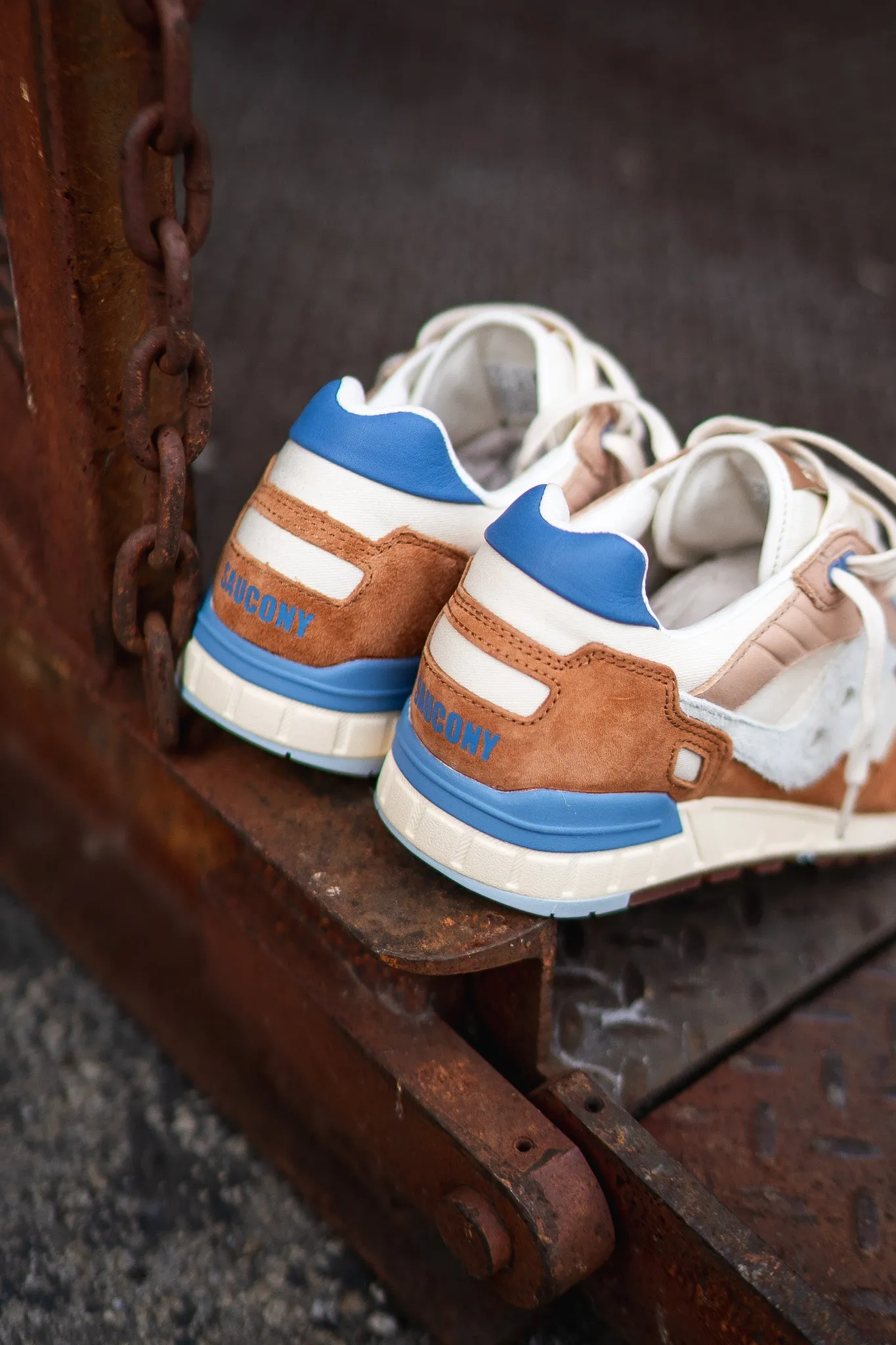 Saucony Shadow 5000 (Light Beige/Rust)