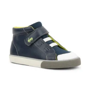 See Kai Run Basics Toddler Boys' High Top PU Leather Playground Sneakers