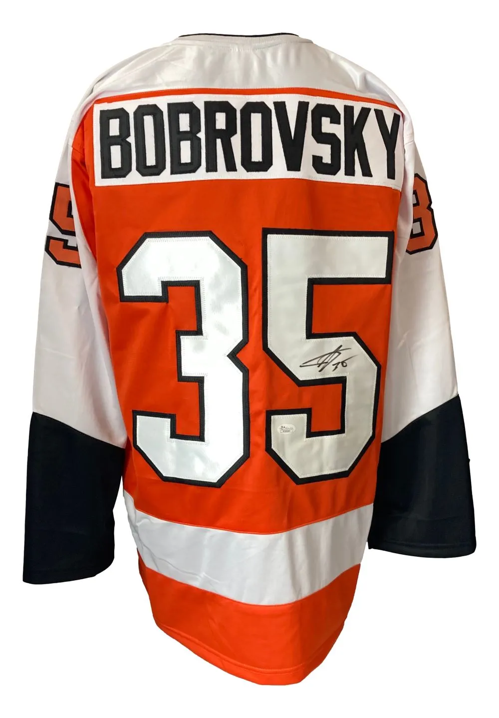 Sergei Bobrovsky Philadelphia Signed Orange Hockey Jersey JSA