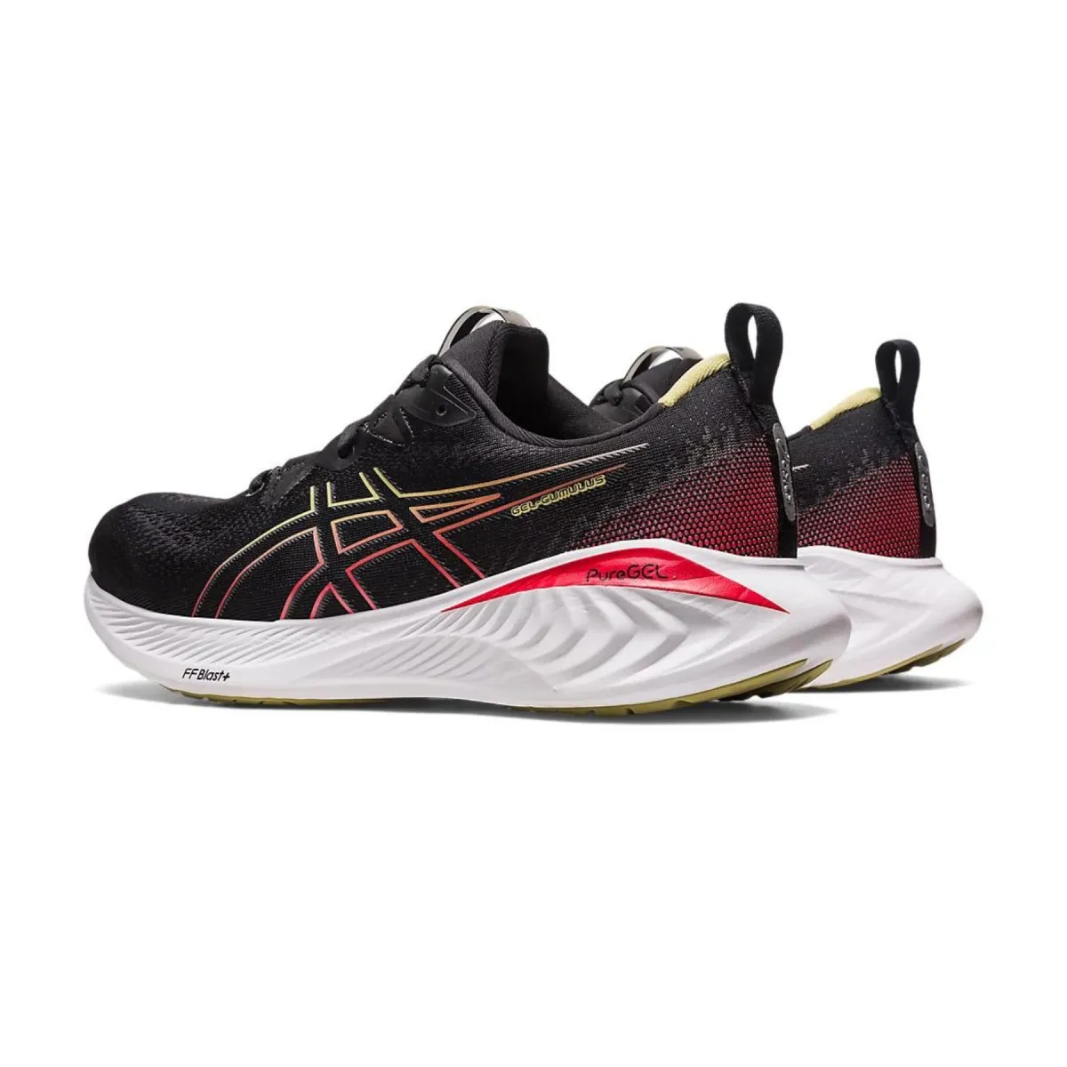 Shoes Asics Gel Cumulus 25 Black Red