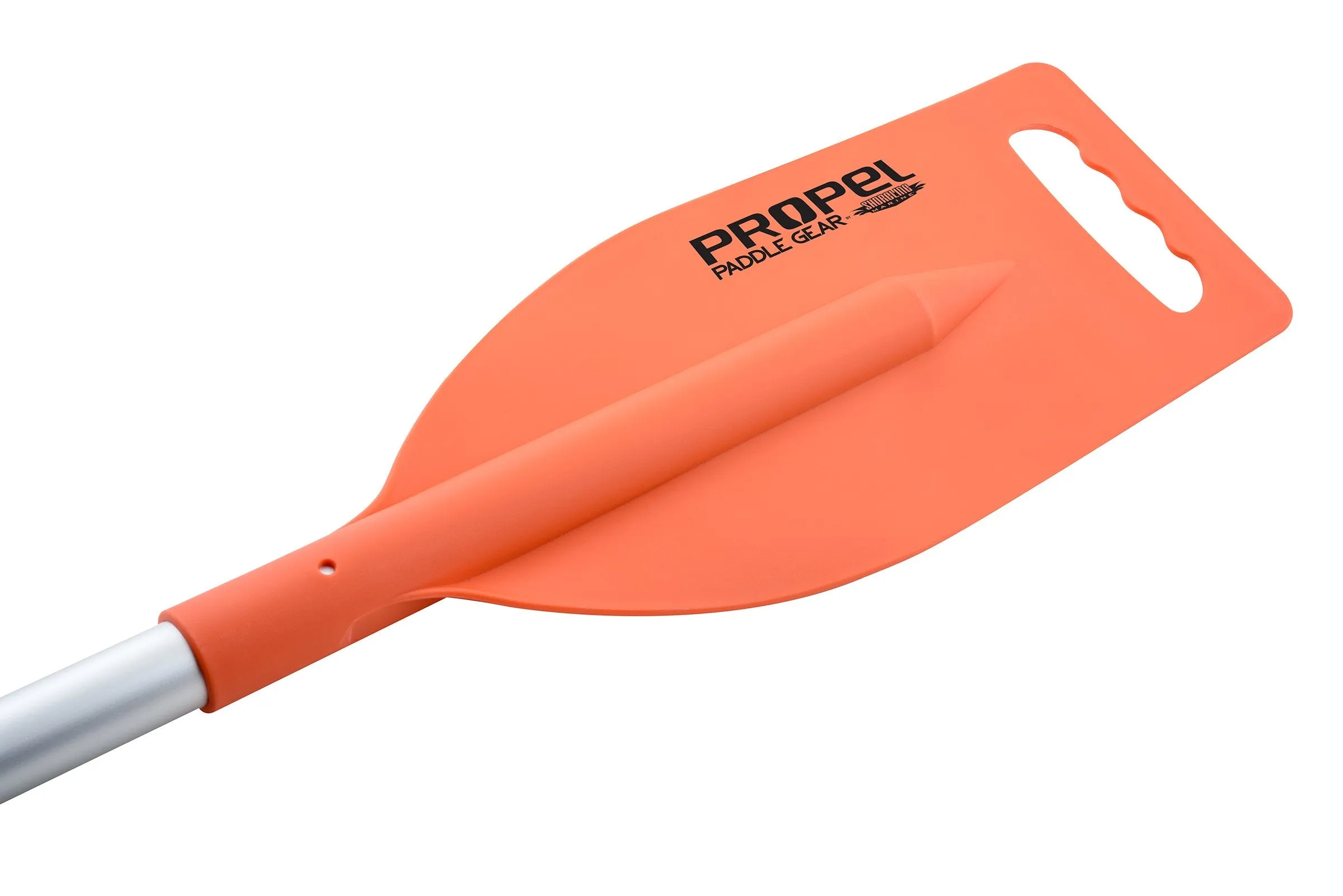 Shoreline Marine Propel Paddle & Boat Hook Telescoping Combo, Orange, 48"-72"