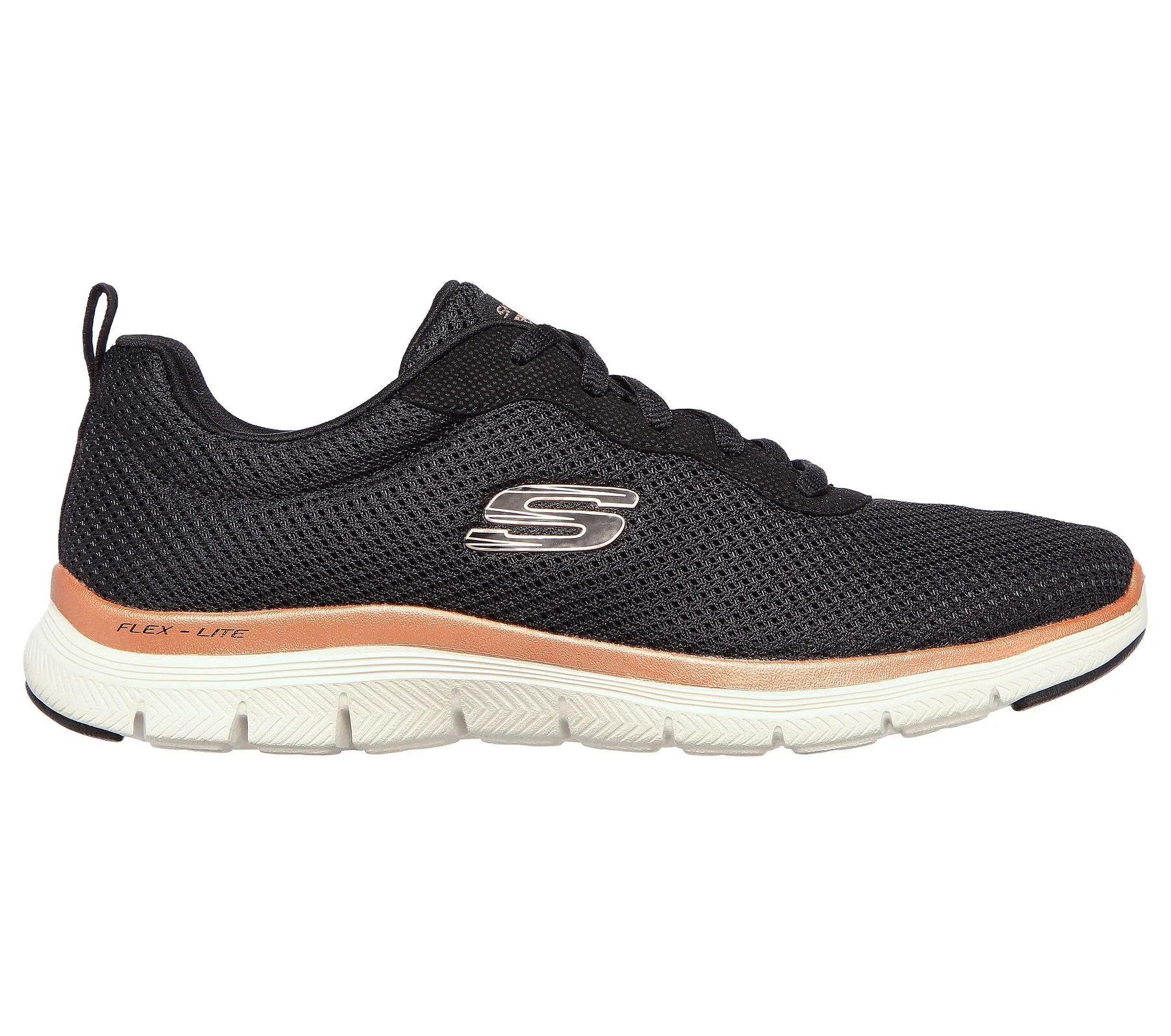 Skechers Flex Appeal 4.0 - Brilliant View - Black/Rose Gold