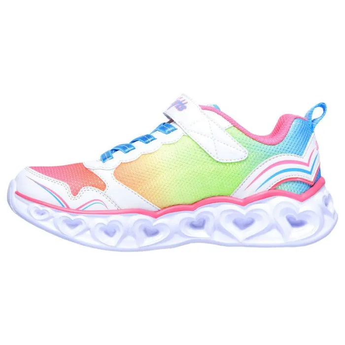 Skechers Girls Light Ups Heart Love Spark Multi