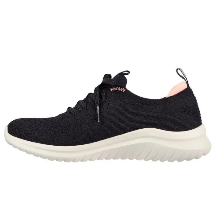 Skechers Ultra Flex 2.0 Fresh Path Black/Pink Slip On