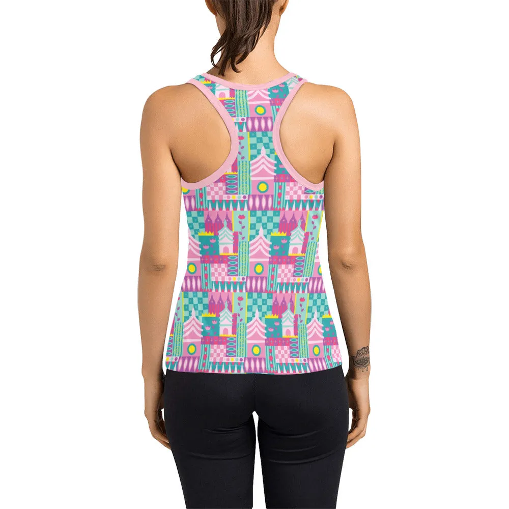 Small World Women's Racerback Tank Top