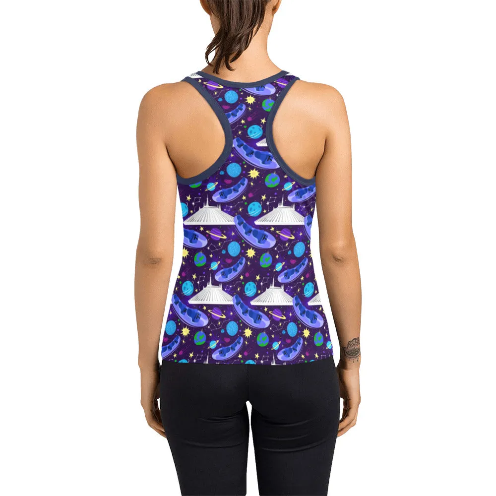 Space Mountain Women's Racerback Tank Top