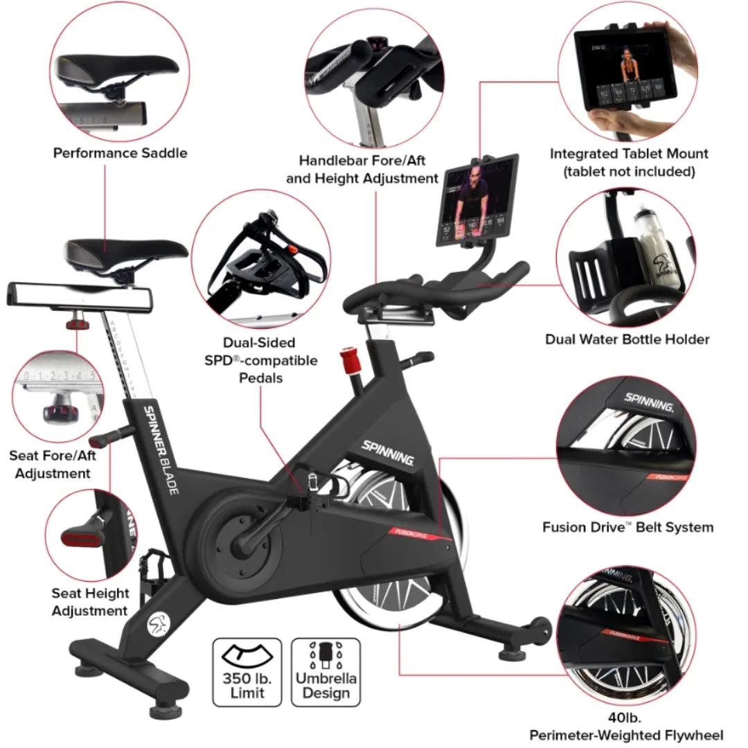 Spinning Blade Connected Home Spinner Bike