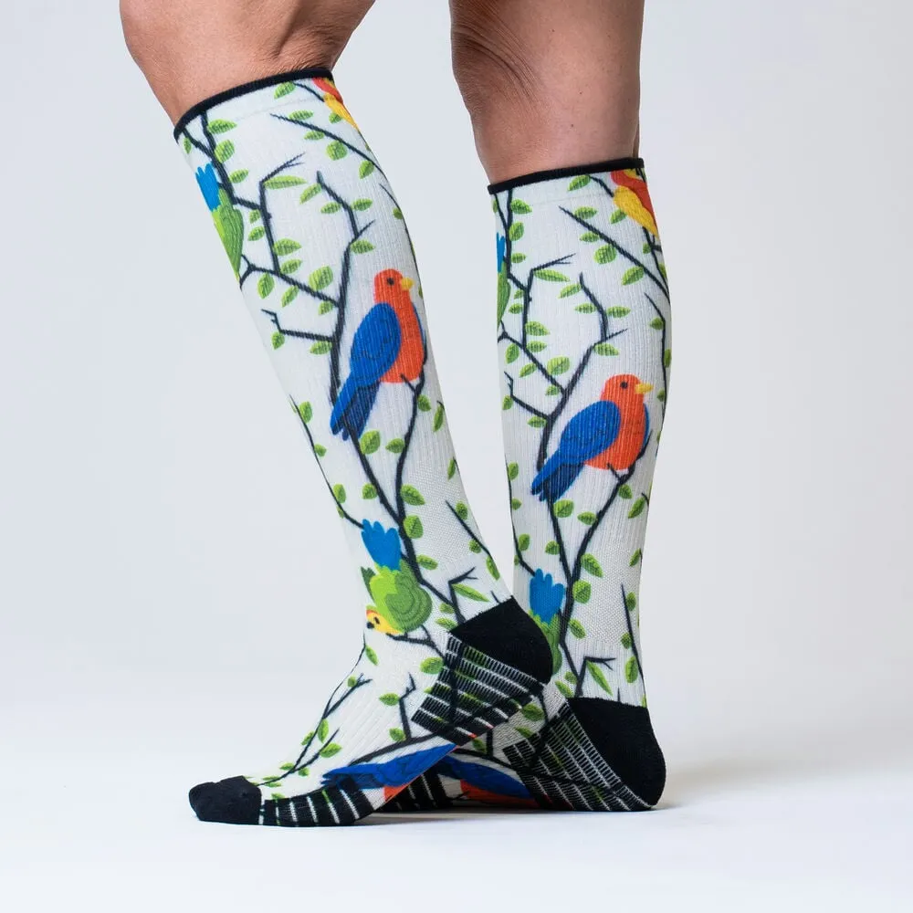 Spring Tweets Diabetic Compression Socks