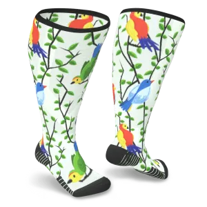 Spring Tweets Diabetic Compression Socks