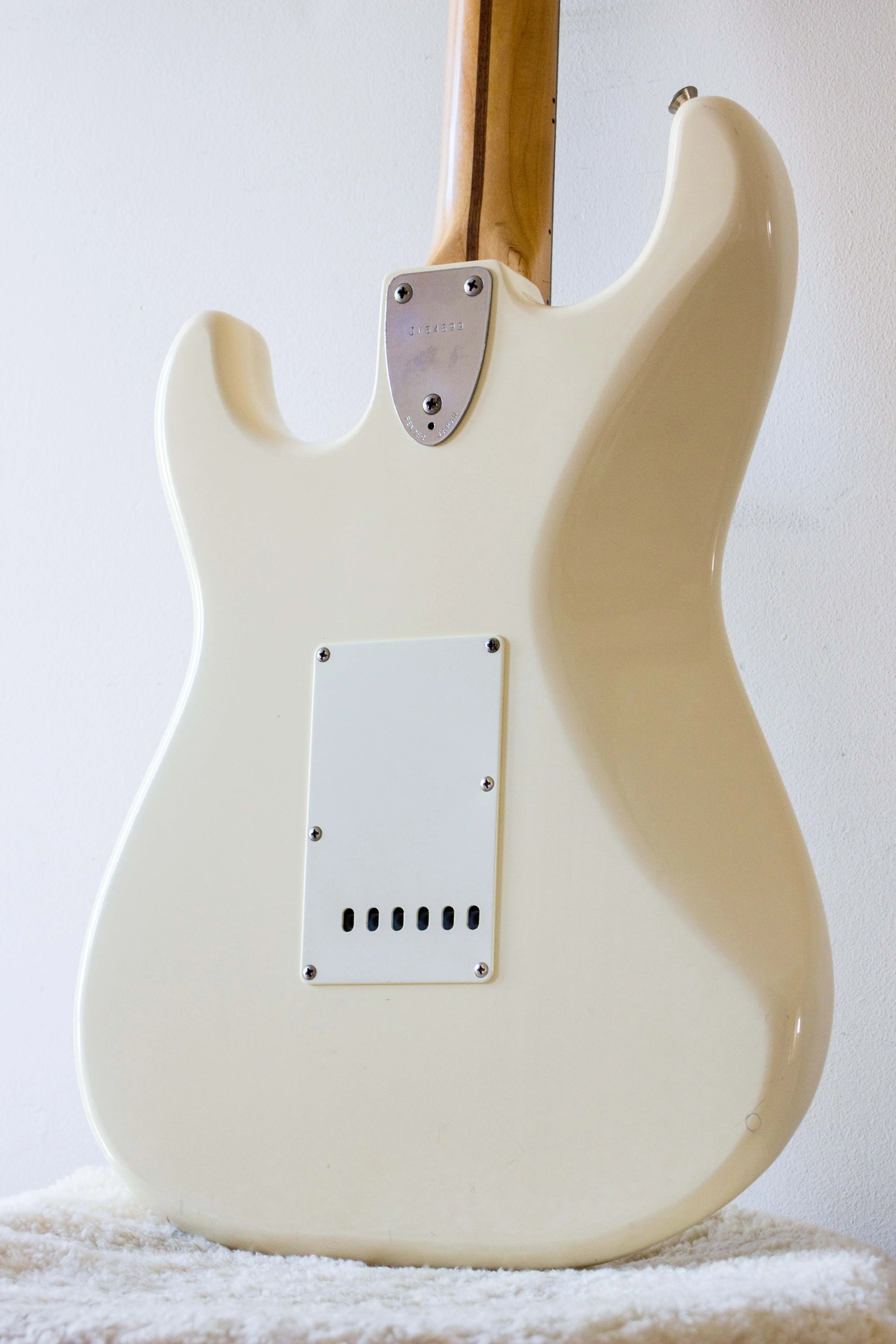 Squier MIJ Stratocaster CST-50 Scalloped Olympic White JV Serial 1983