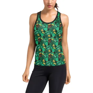 St. Patricks Day Green Women's Racerback Tank Top