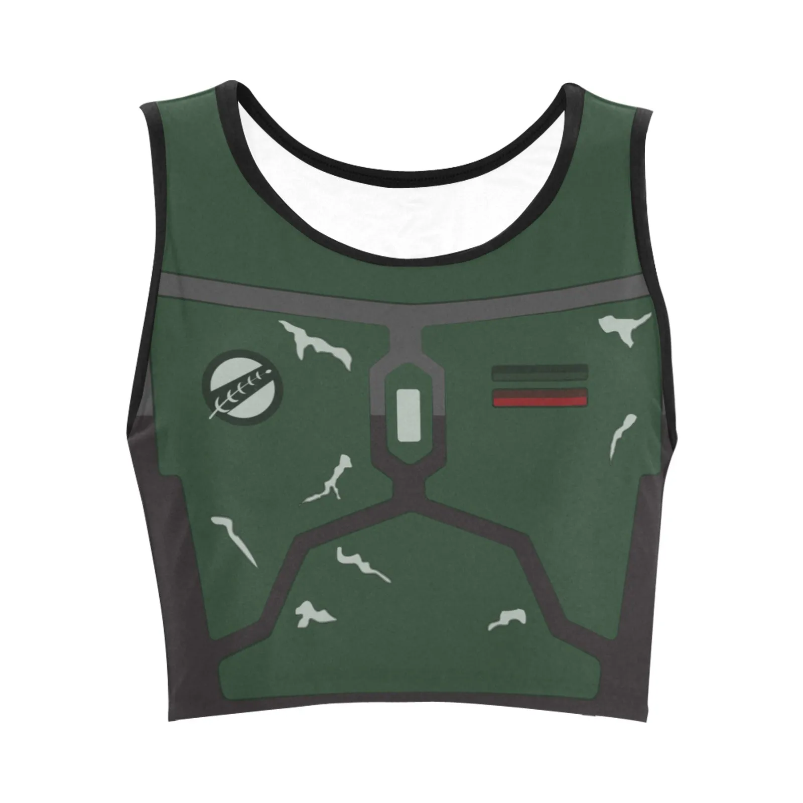 Star Wars Boba Fett Women's Athletic Crop Top