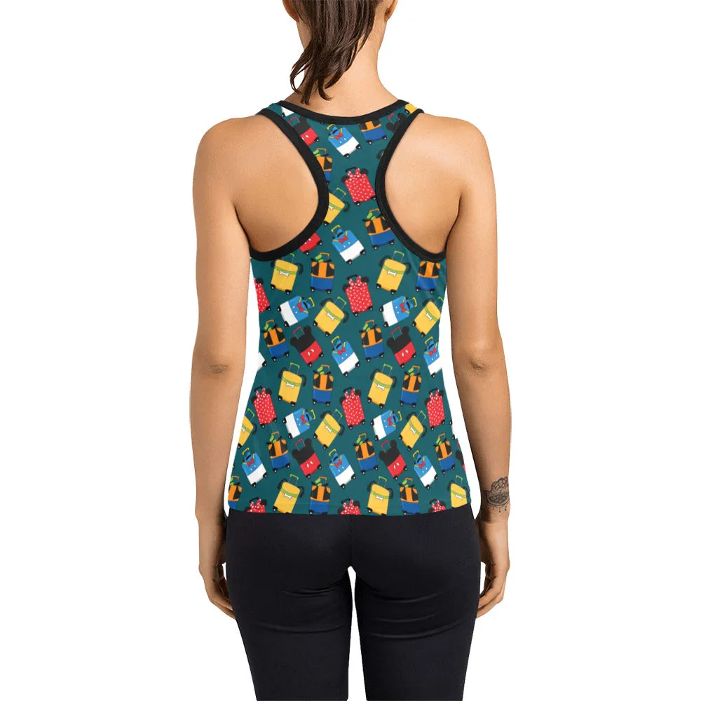 Suitcases Women's Racerback Tank Top