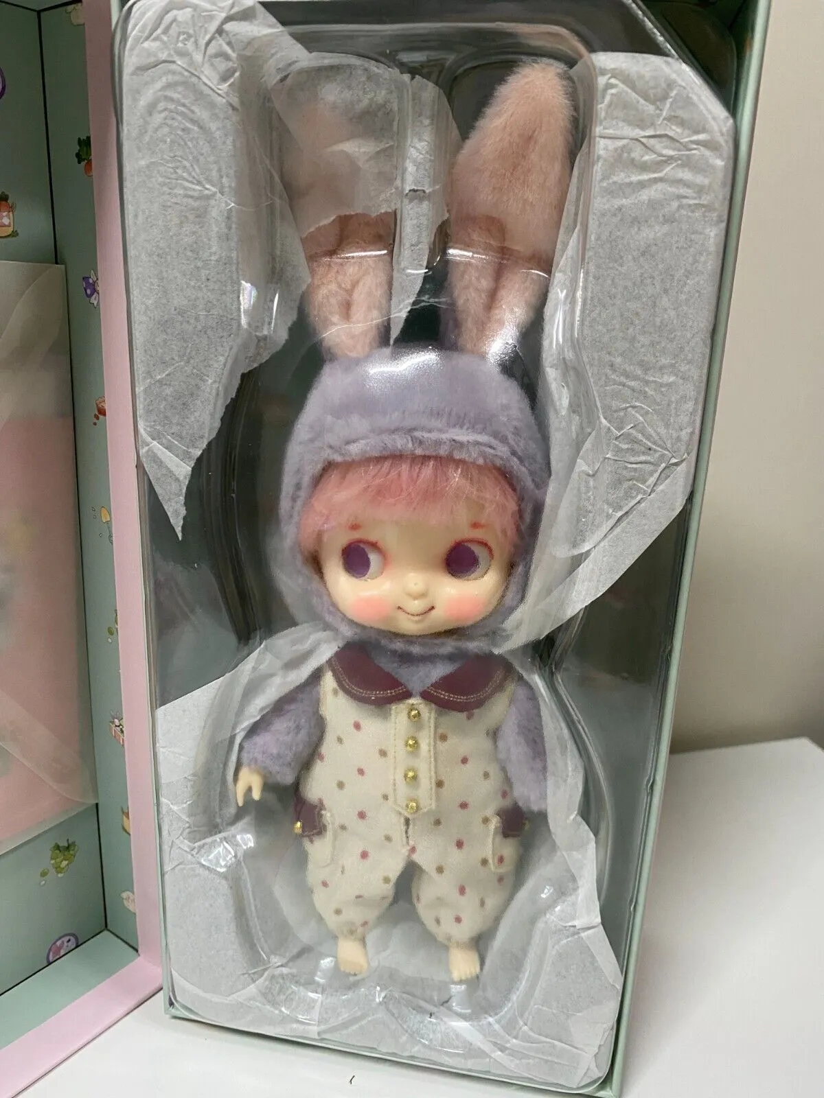 TheFantasyBeasts Rabbit Purple Grape BACCARA NEW Artist Doll in dress Holala