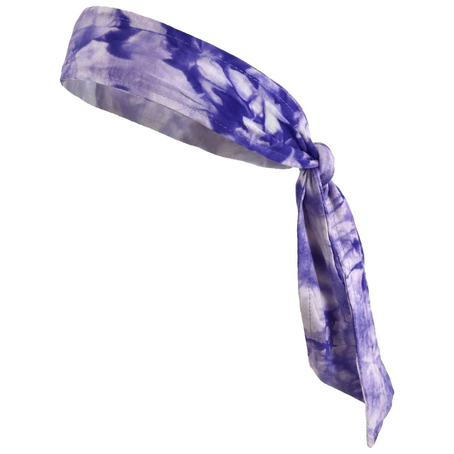 Tie-Dye Purple Tie Headband