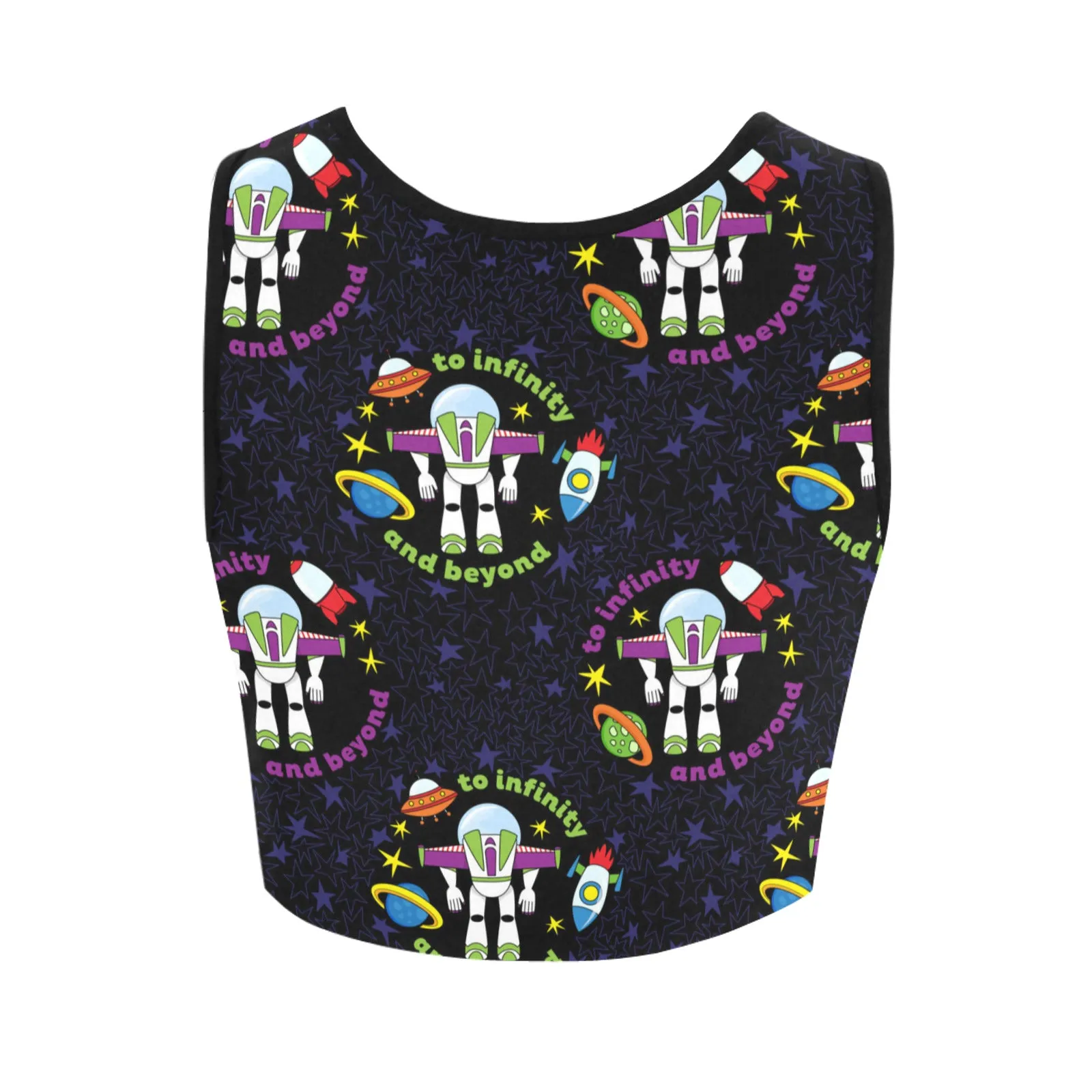 To Infinity And Beyond Women's Athletic Crop Top