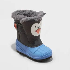 Toddler Boys' Frankie Winter Boots - Cat & Jack Blue 7T