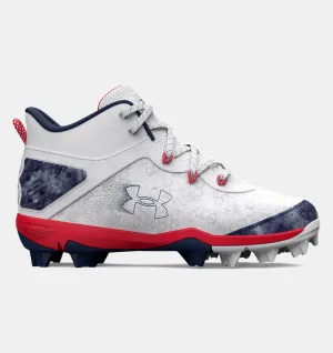 Under Armour Boys Harper 8 Mid Rm Jr Baseball Cleats