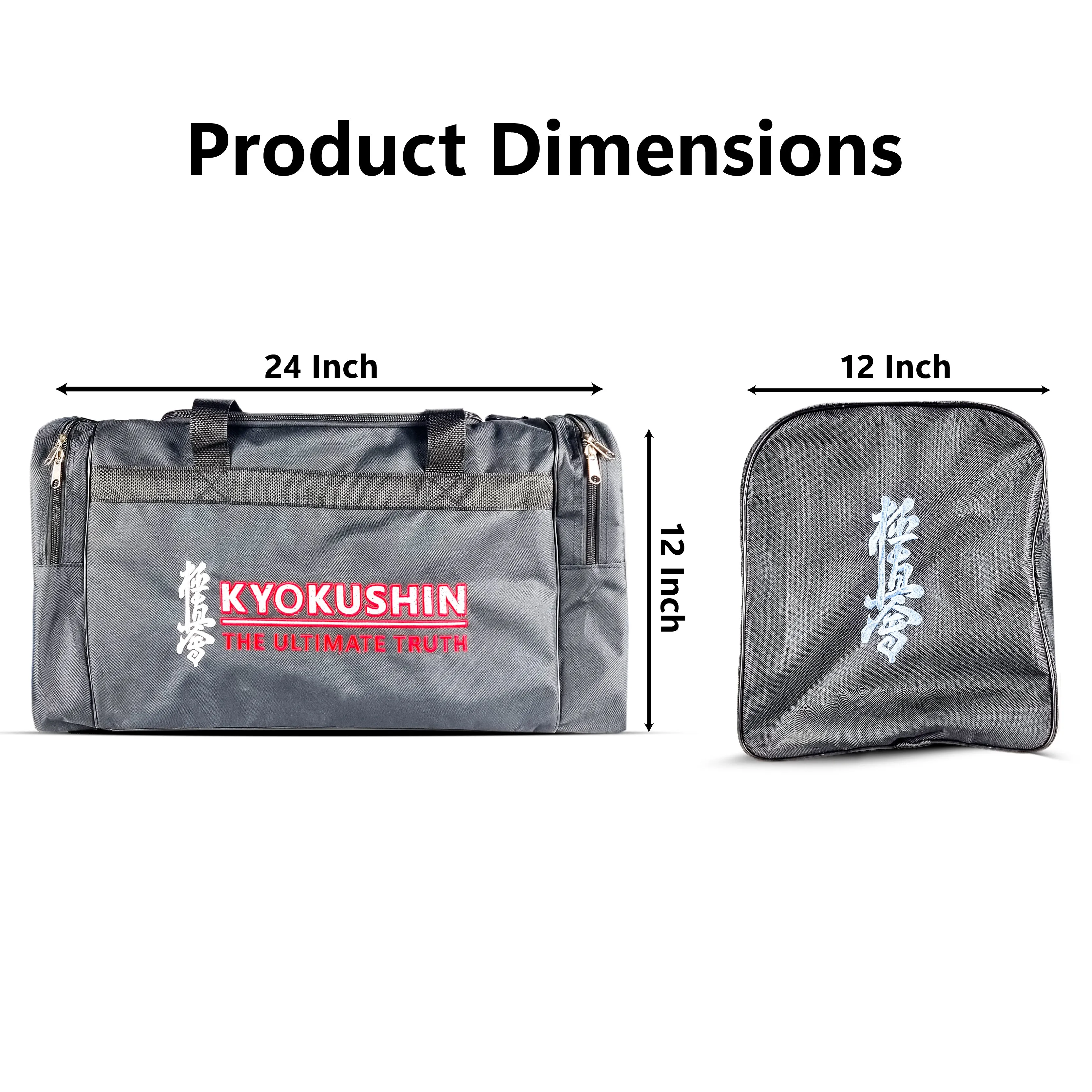 UNISEX KYOKUSHIN LARGE DUFFLE BAG FOR SPORTS AND GYM